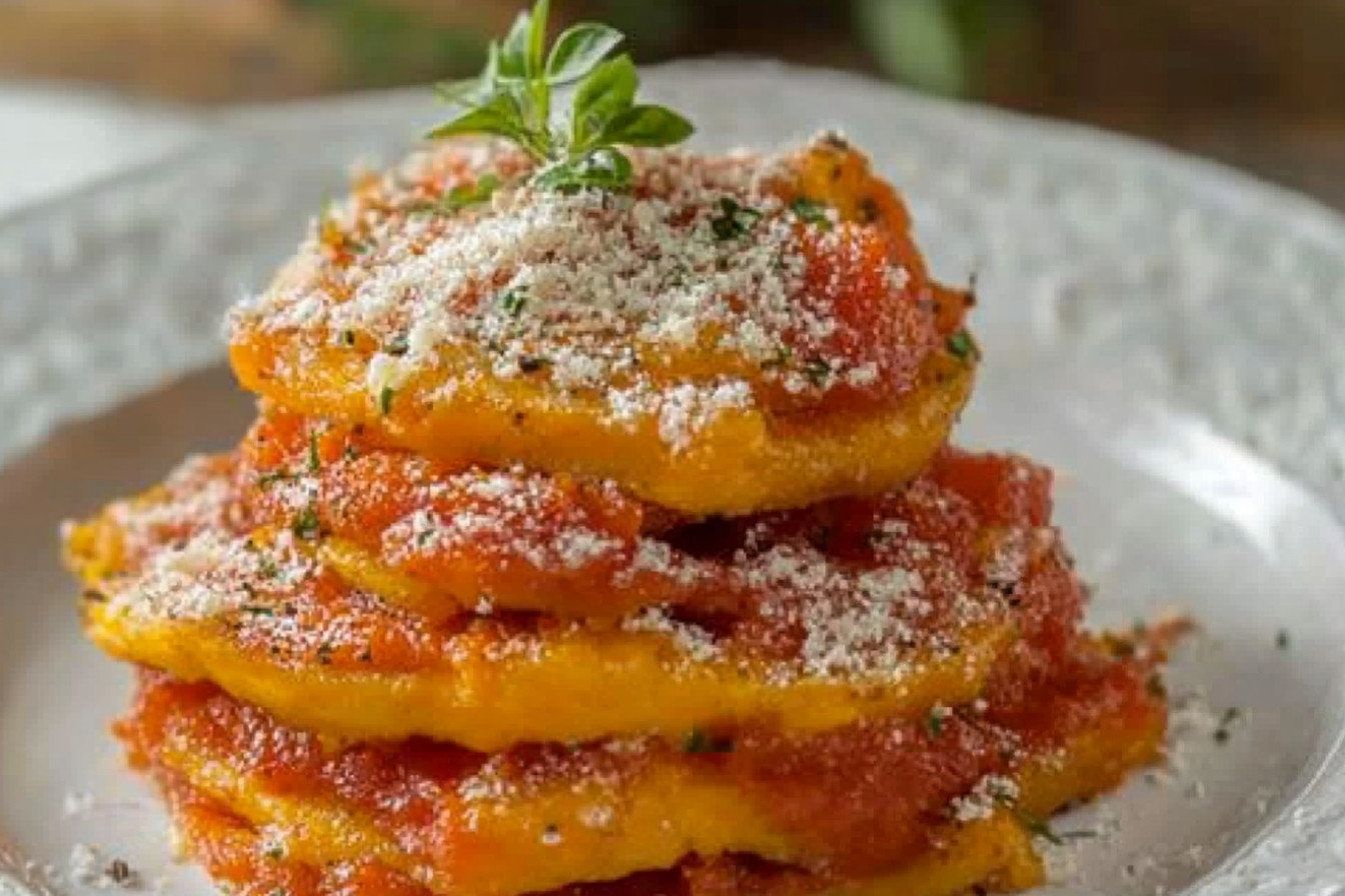 Tortella de courge à la parmesan