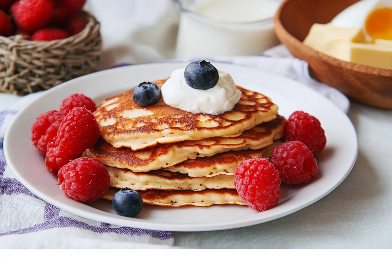 Tortitas légères à la vanille
