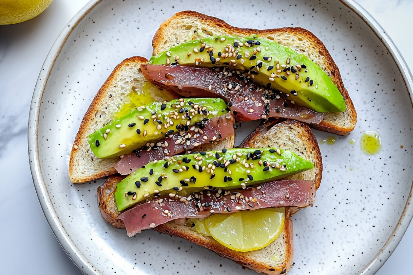 Tosta idéale d'avocat