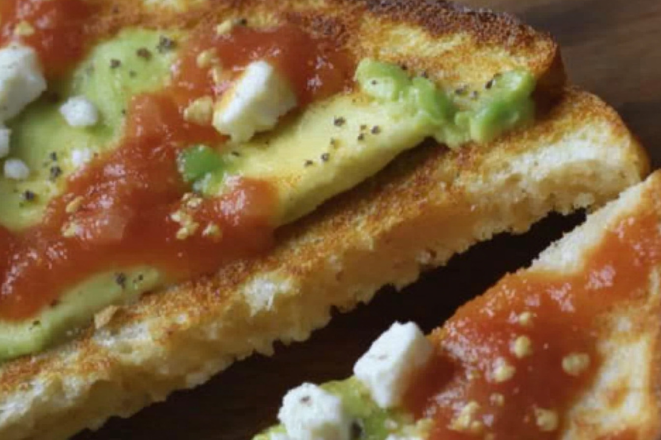 Tostada française avocat feta