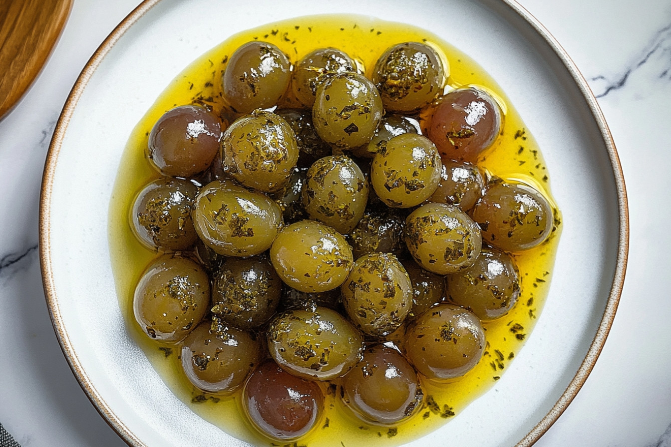 Uvas salteadas à l'orégano