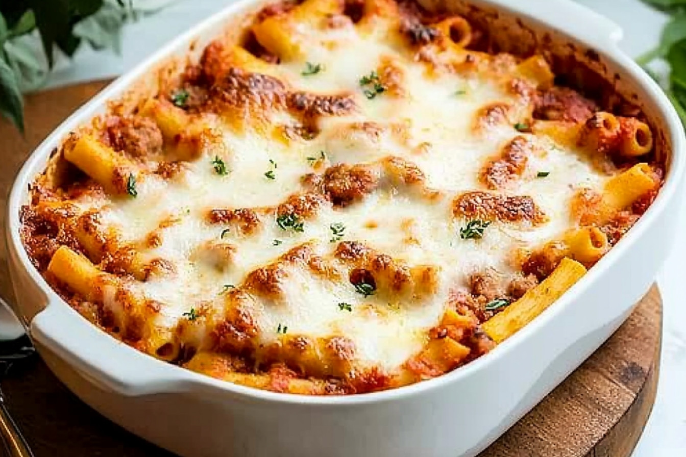 Ziti au four avec saucisse